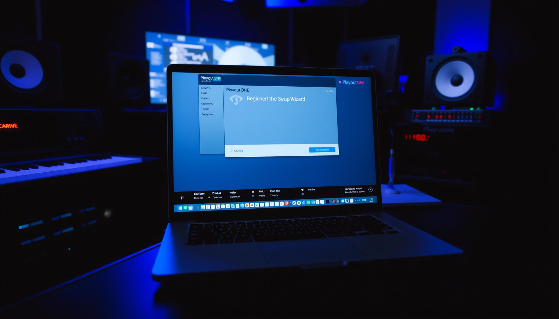 set up playoutone